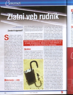 Golden web mine (Zlatni veb rudnik, E-magazin)